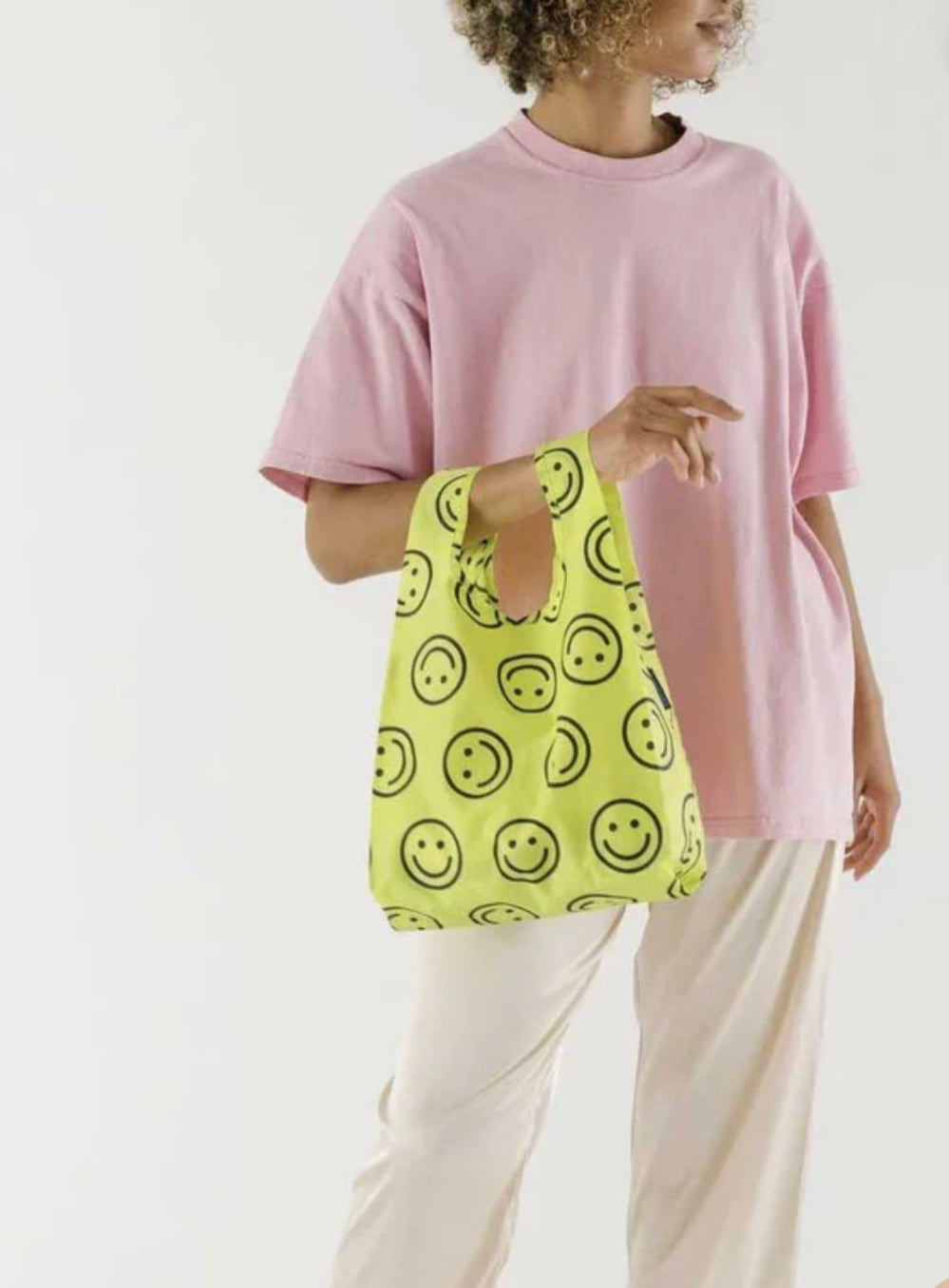 BAGGU Yellow Happy Baby Bag