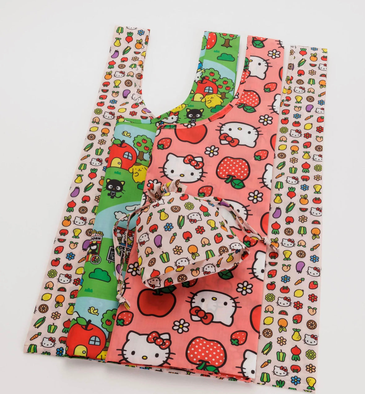 BAGGU Set of 3 Standards Hello Kitty and Friends Bag