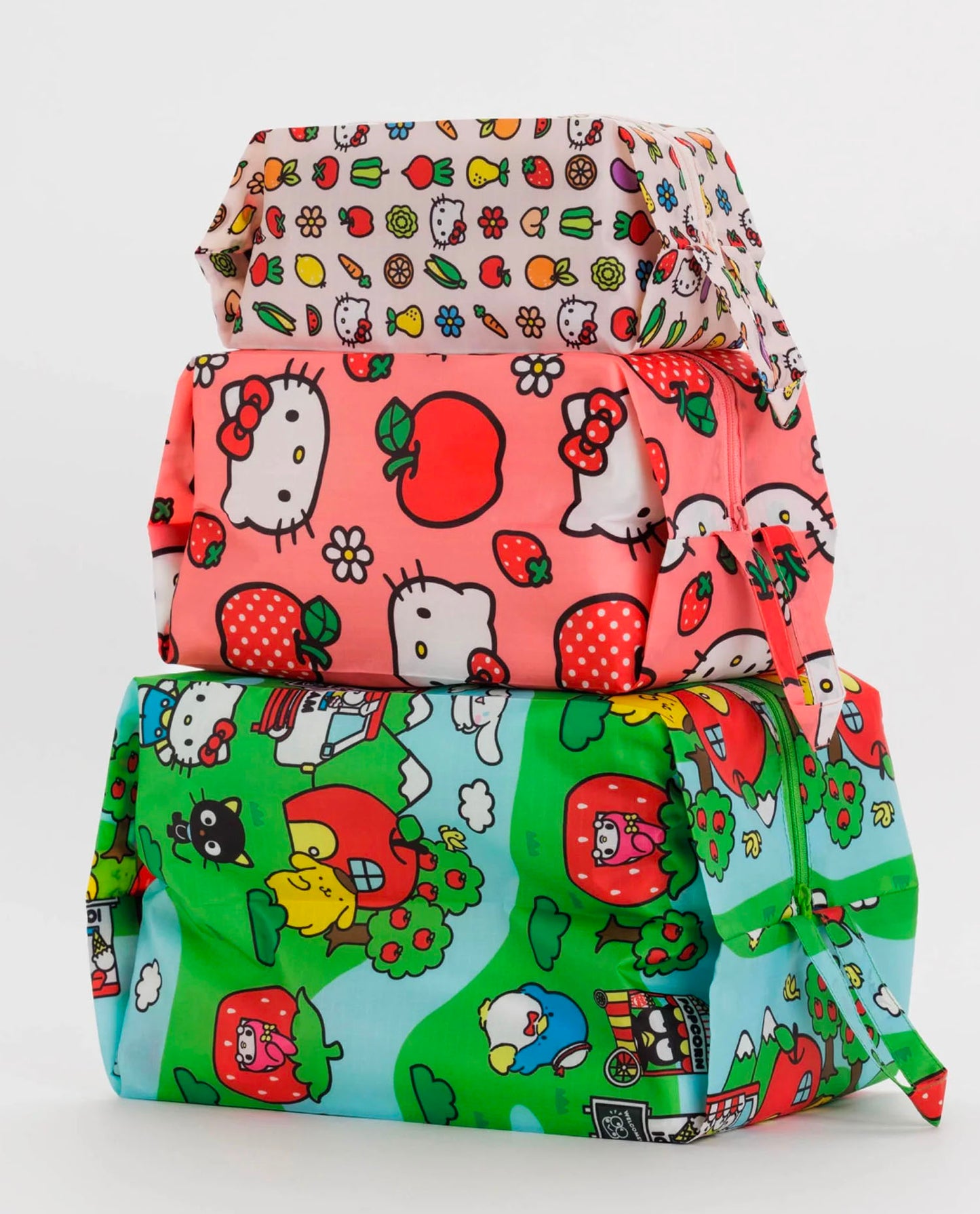 BAGGU Hello Kitty And Friends 3D Zip Set